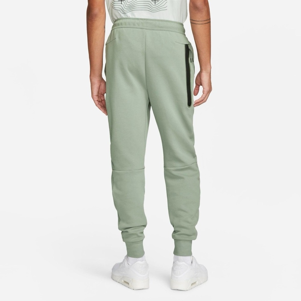 Nike Tech Fleece Joggers Sweatpants Mica Green Slim Fit Taper Leg CU4495-330 XL - Picture 2 of 8